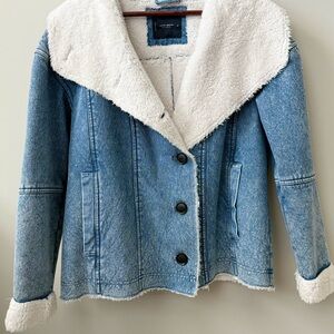 New Lucky Brand Blue Denim Jacket size M